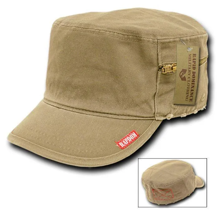 1 Dozen Flat Top Zipper Bdu Fatigue Cadet Military Fitted Caps Hats Wholesale Lots