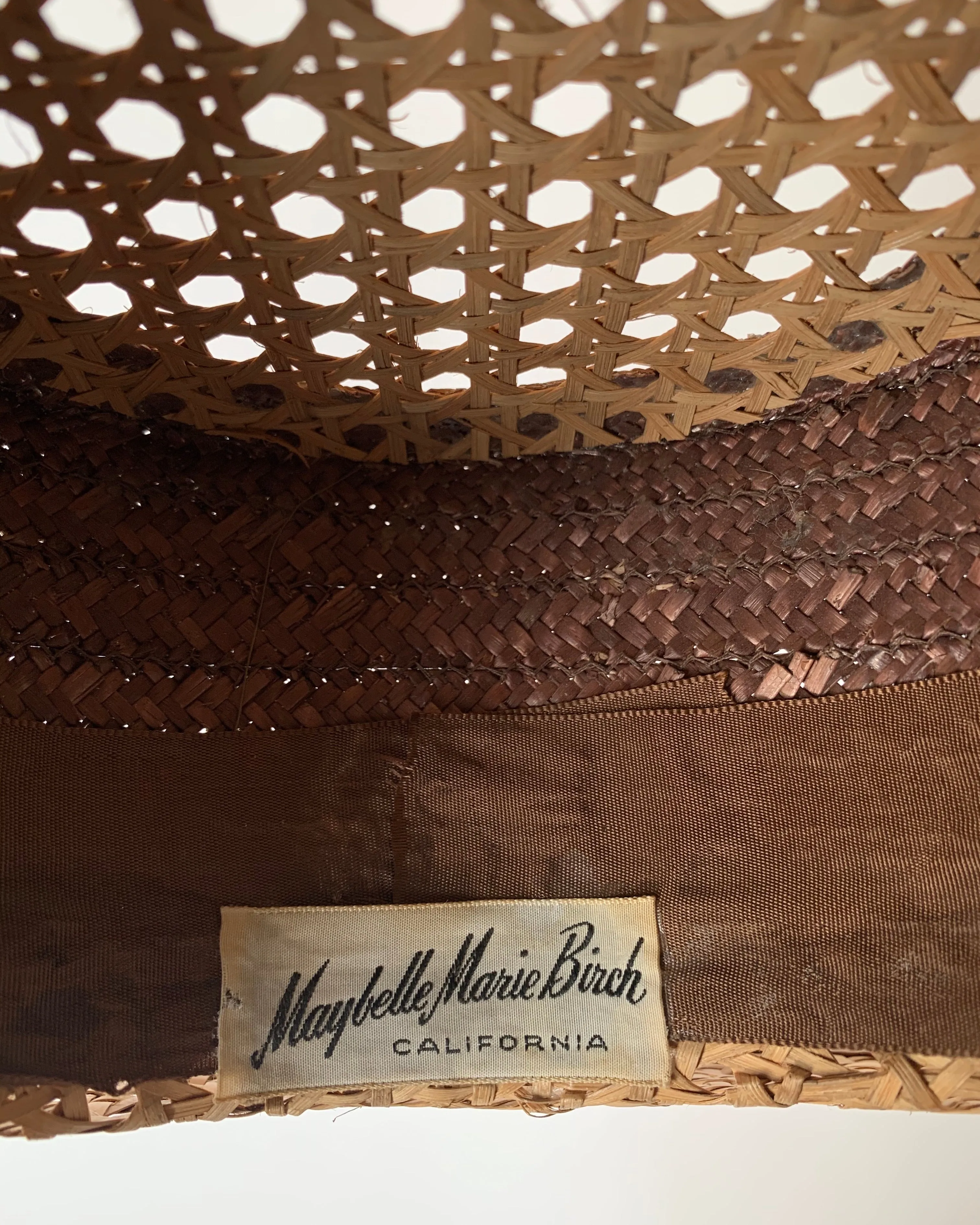 1930’s Cane Boater Hat