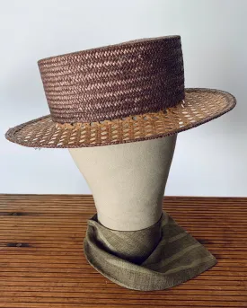1930’s Cane Boater Hat