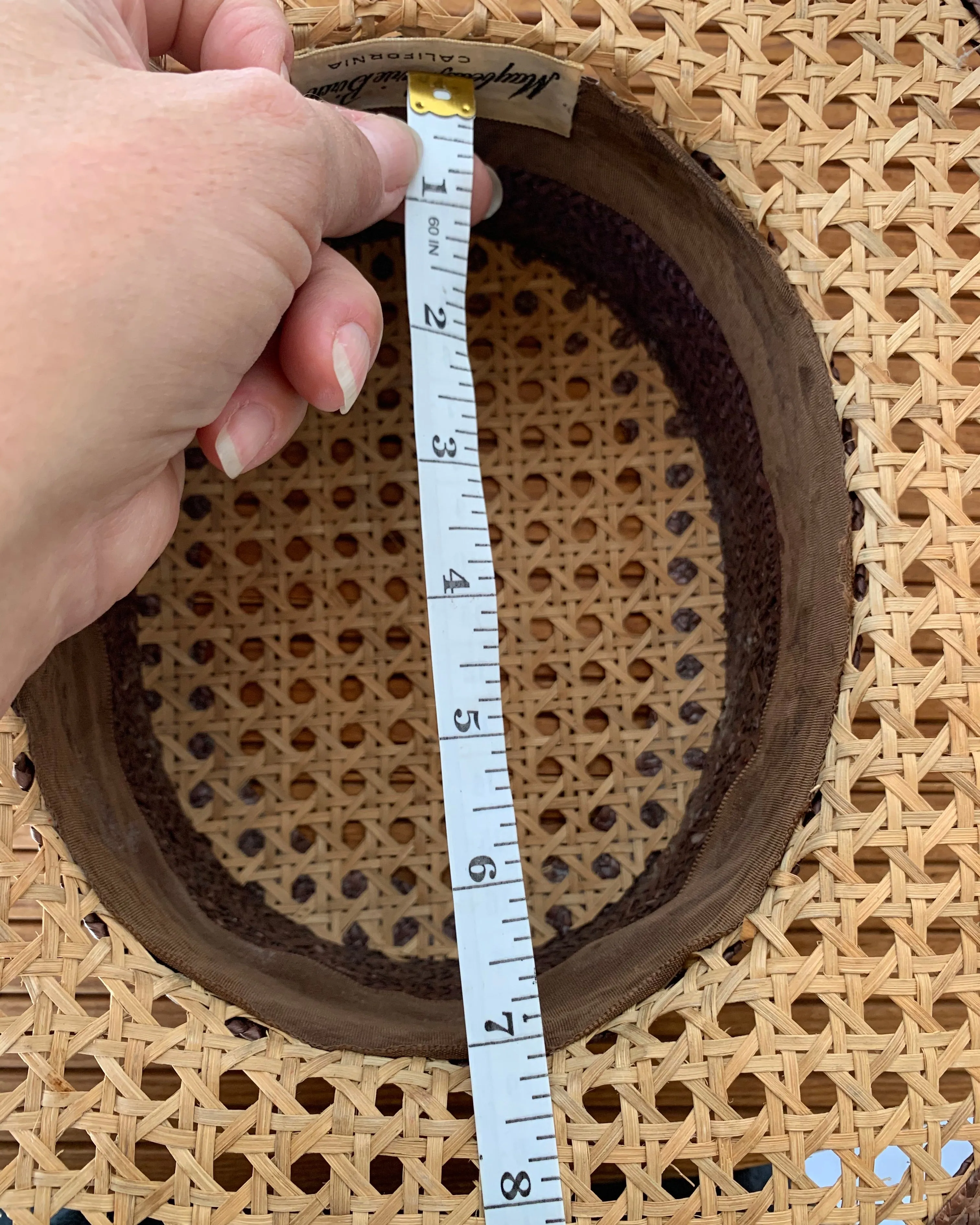 1930’s Cane Boater Hat