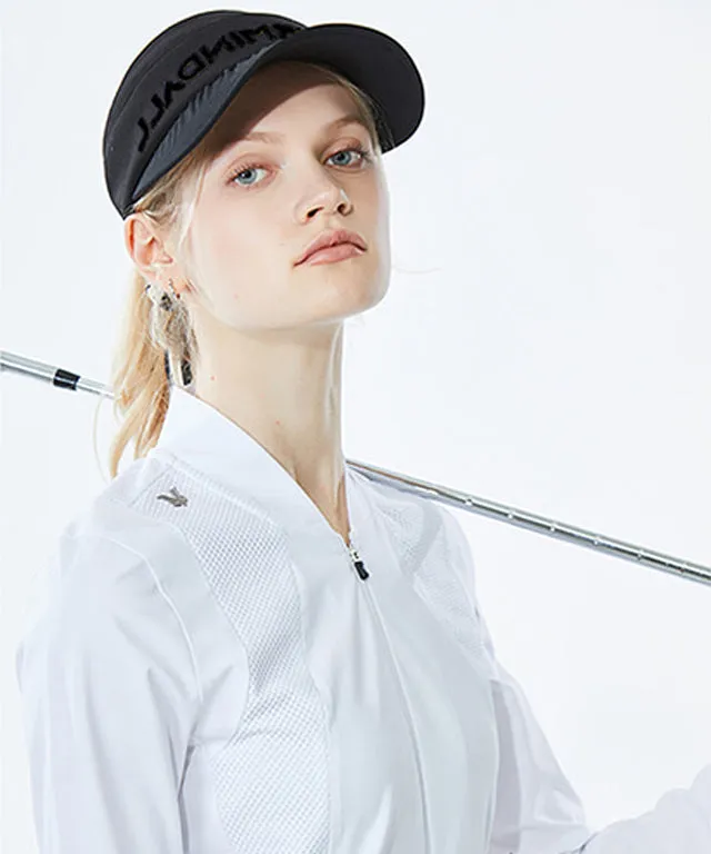 3D Logo Half-Cap Shirring Visor