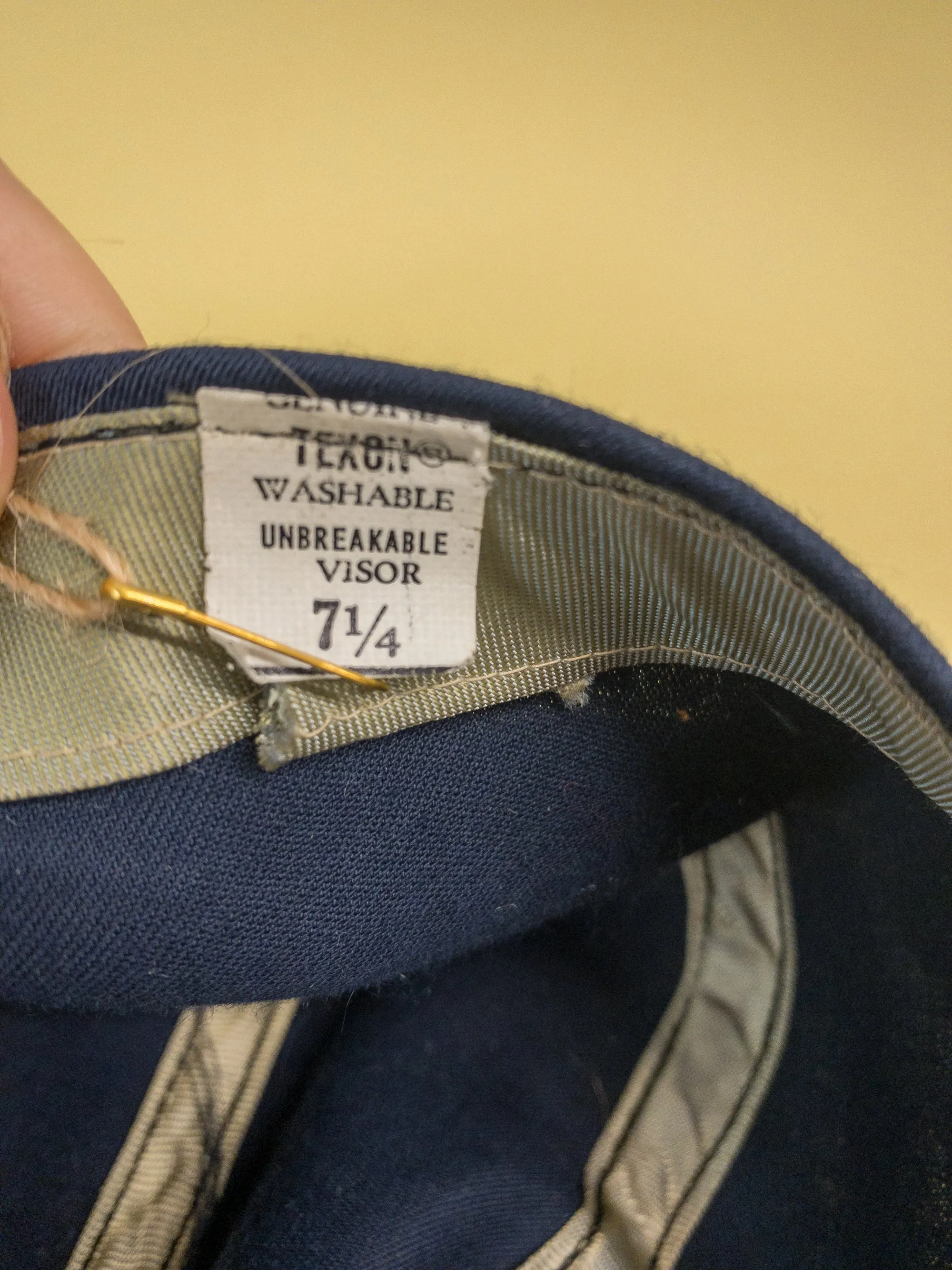 50's 60's Mrs. Maisel Navy Blue Baseball Cadet Hat
