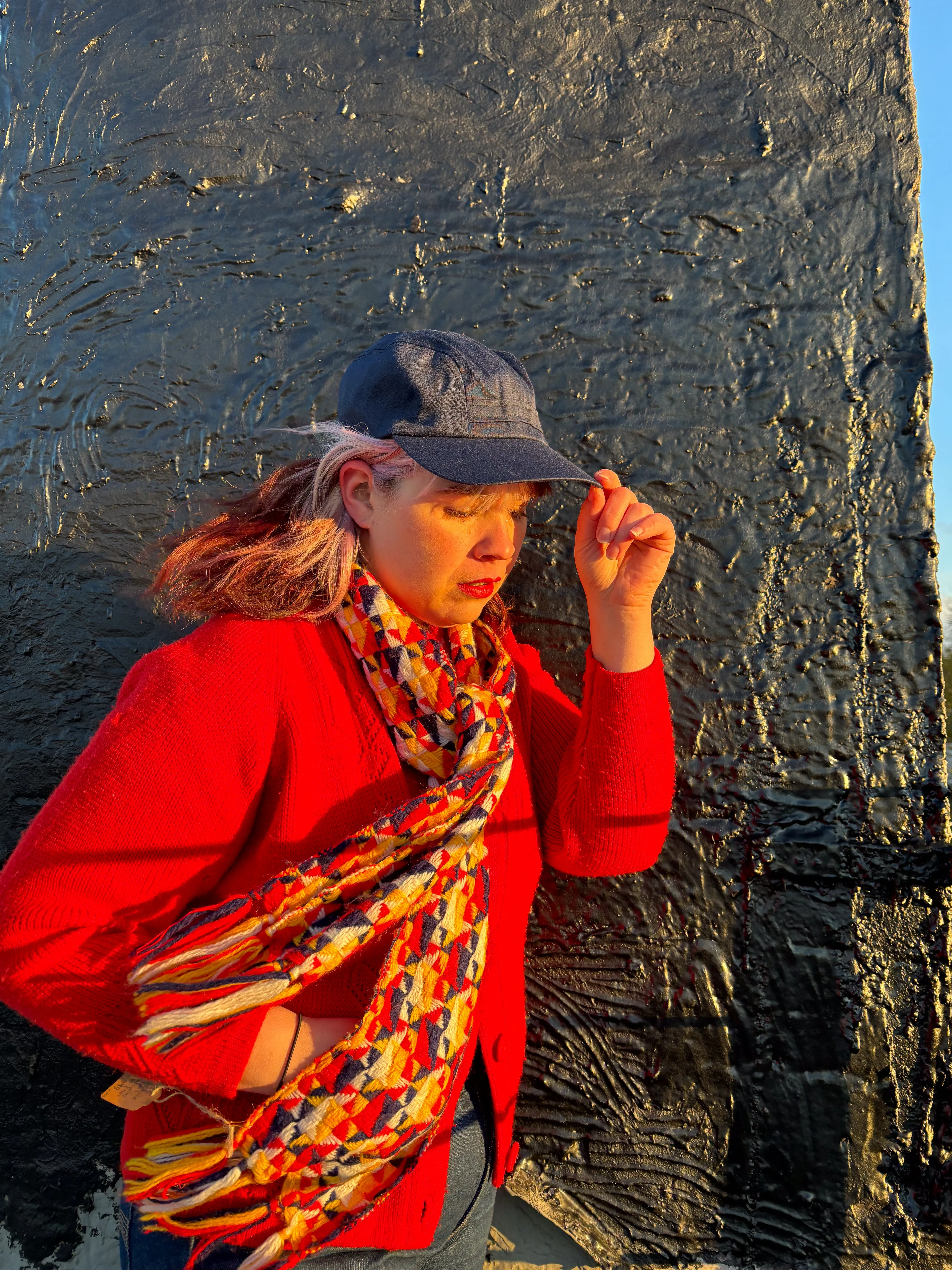 50's 60's Mrs. Maisel Navy Blue Baseball Cadet Hat