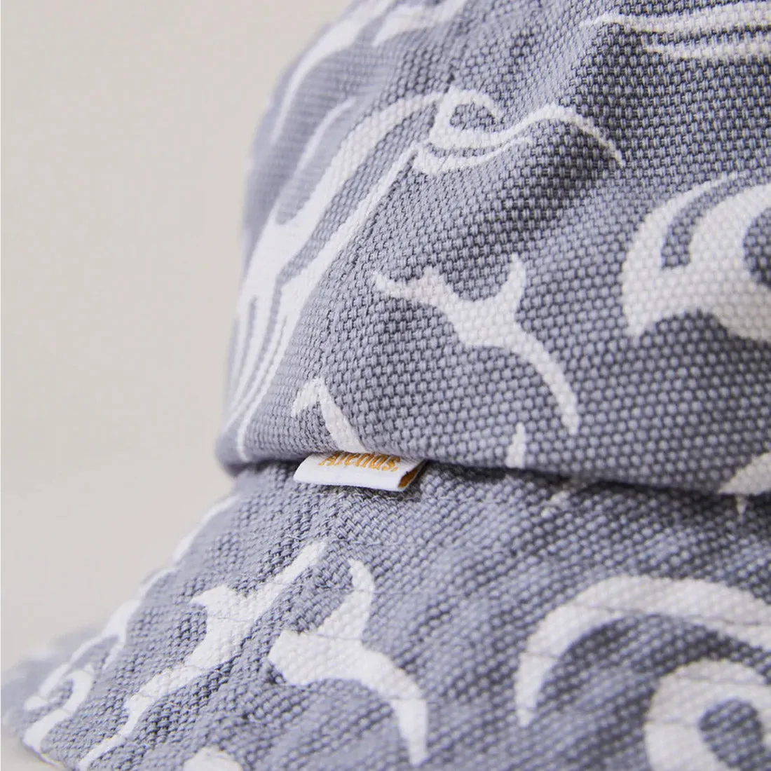 AFENDS Tribal Organic Bucket Hat - Silver