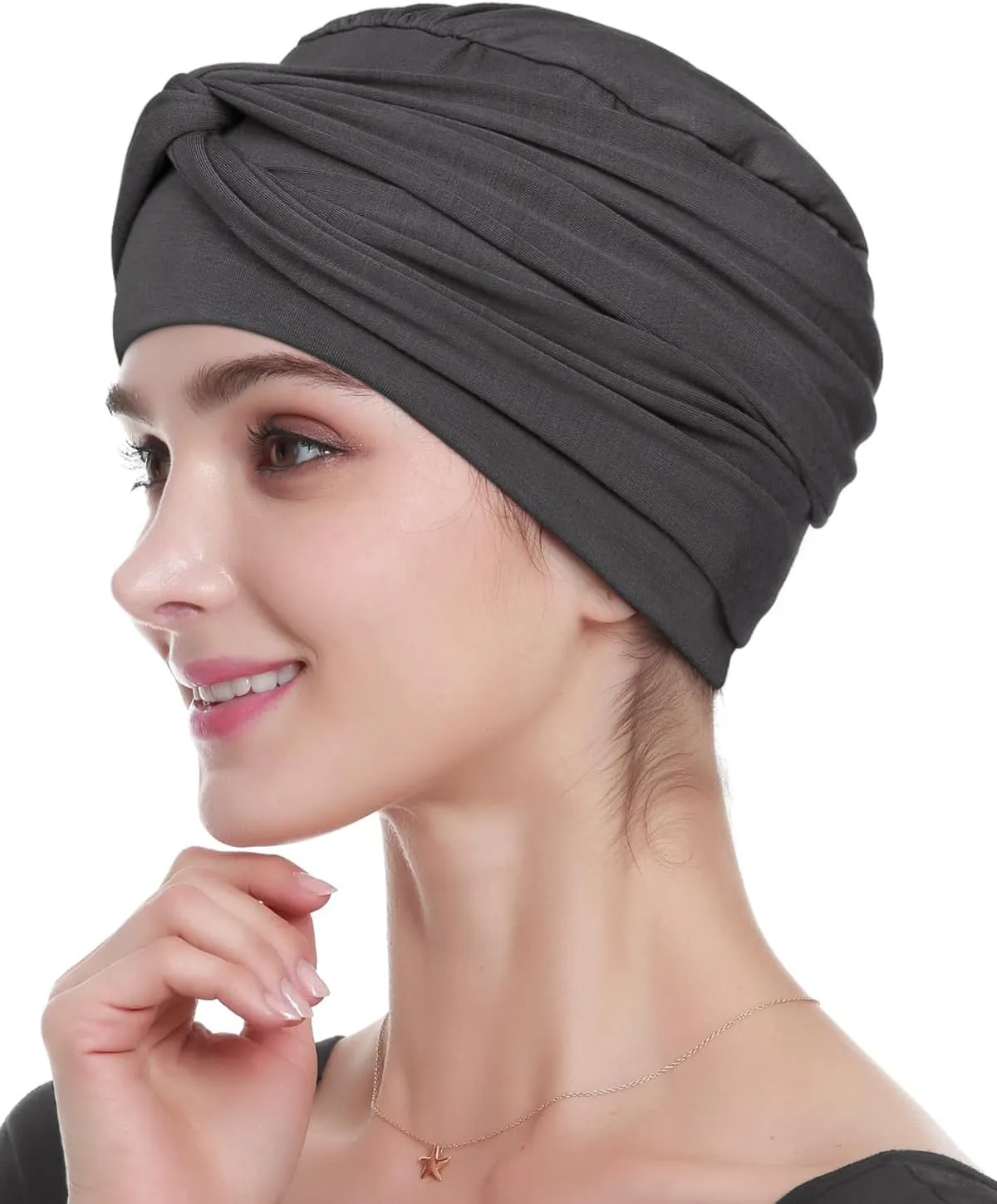 Alnorm Chemo Headwear, Viscose Hat for Women, Head Wraps Scarf Turban for Ladies