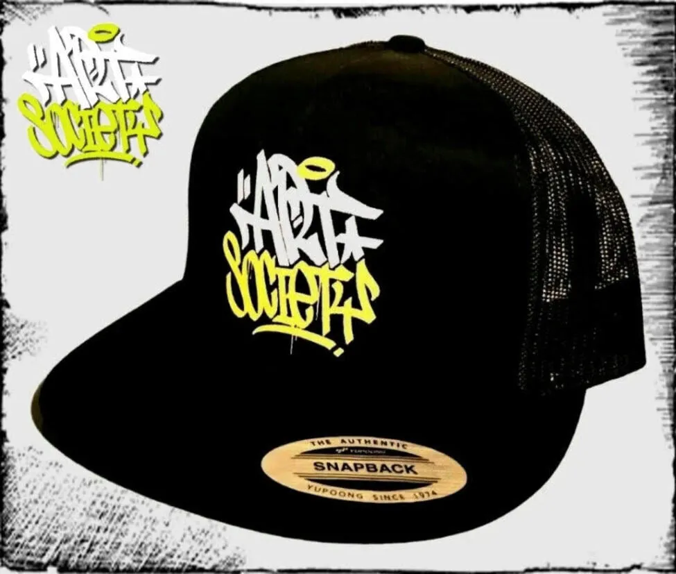 Art Society GRAFFITI SNAPBACK HAT BLACK