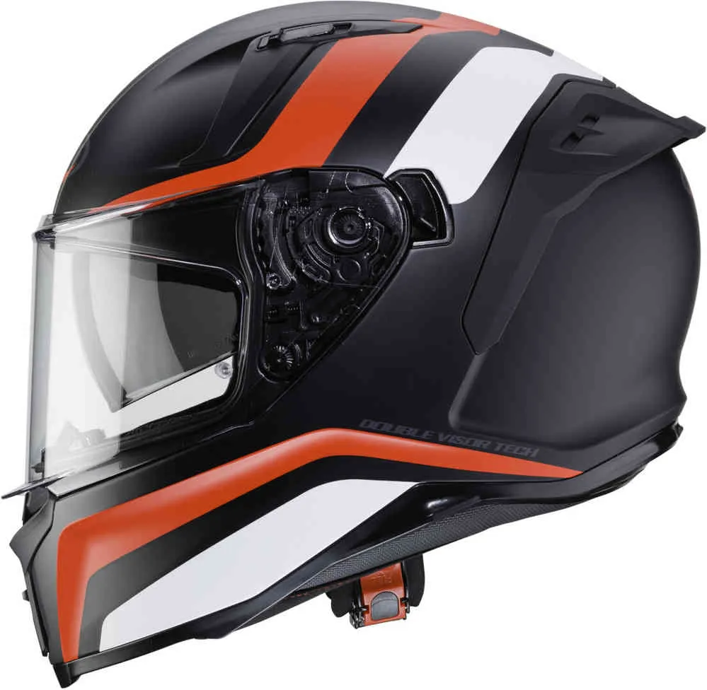 Avalon Burst Helmet Caberg, matte black/red