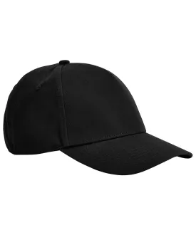 Black - EarthAware® classic organic cotton 5-panel cap
