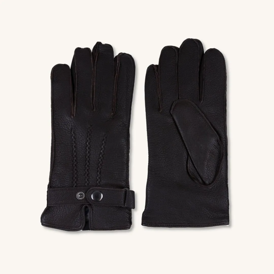 Brown Leather Gloves