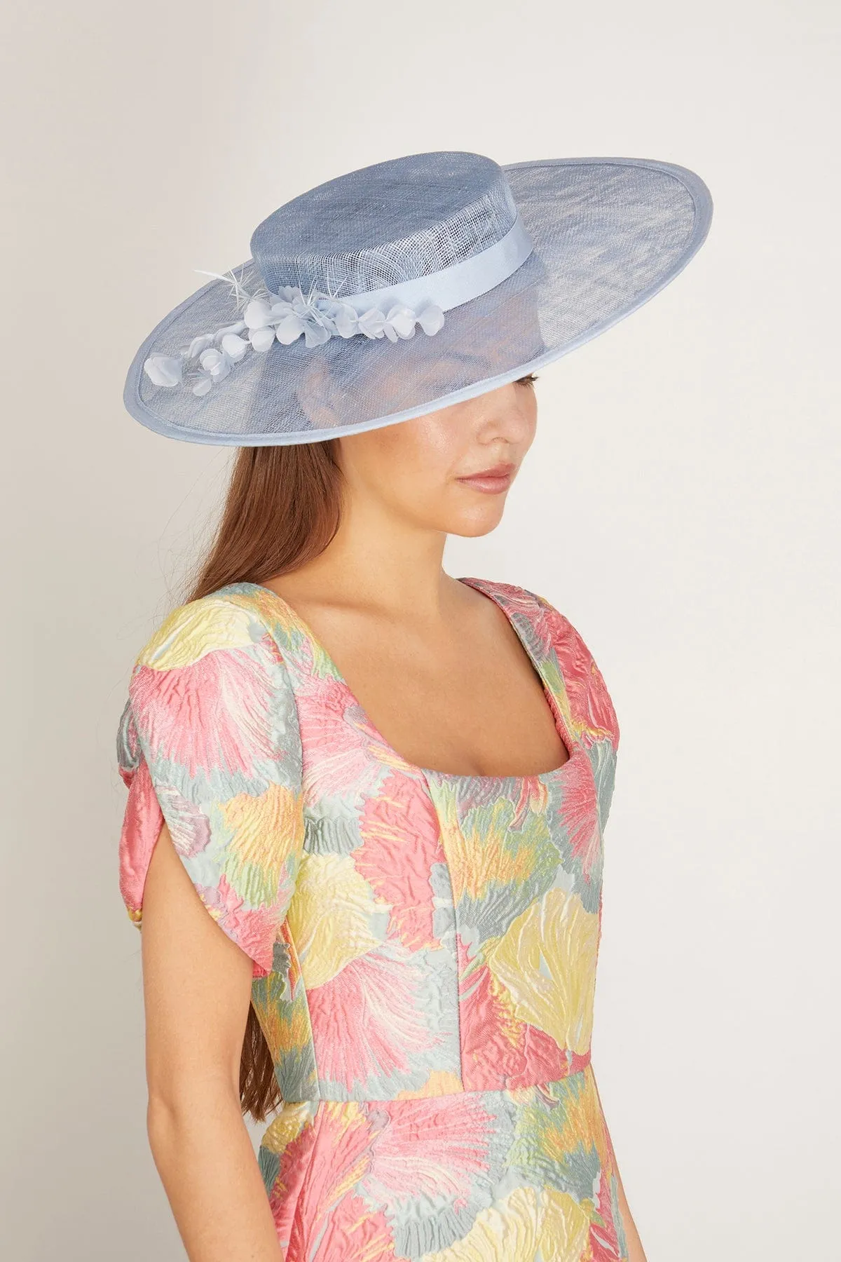 Calista Hat in Powder Blue