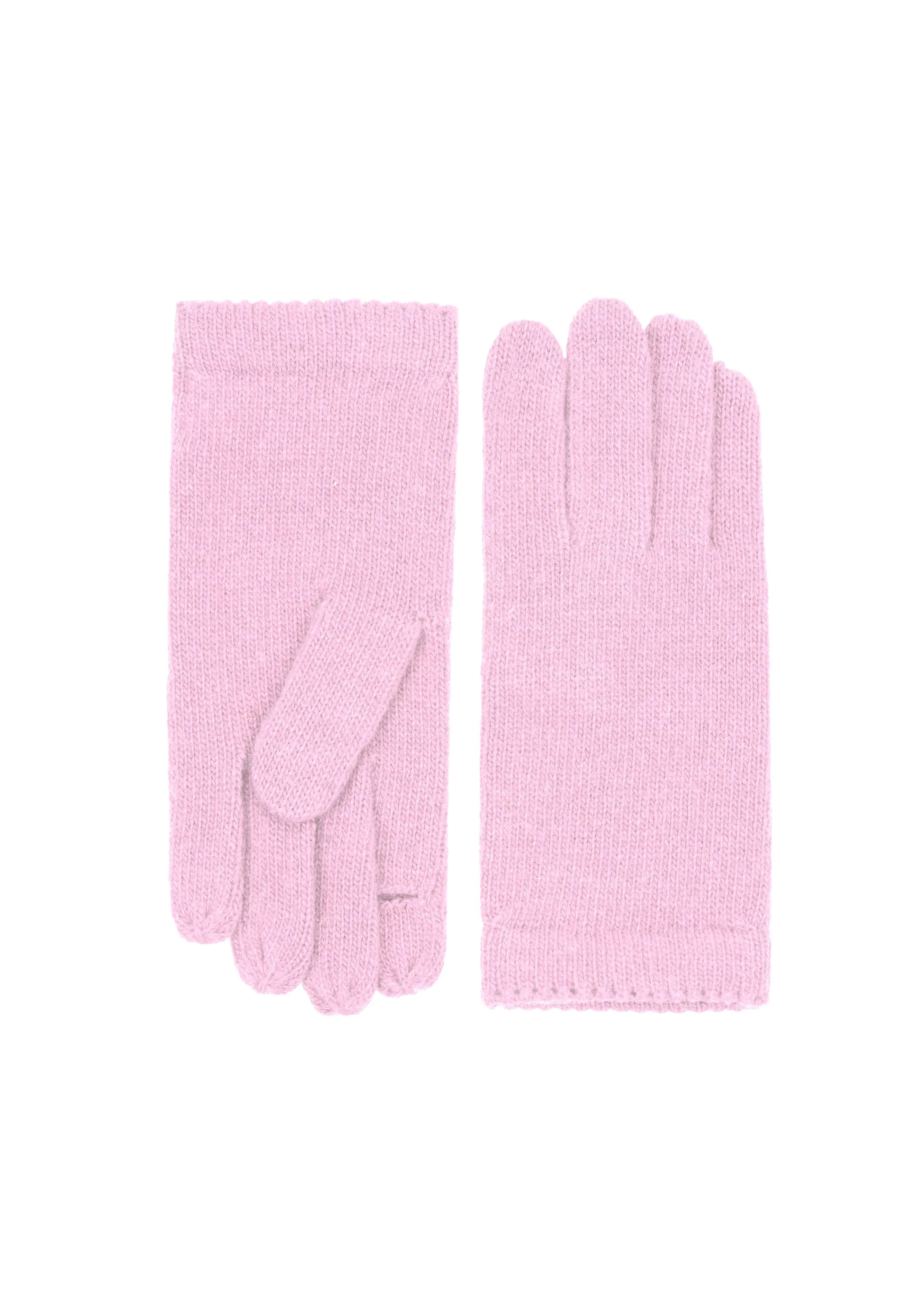 Classic short knit w/ texting in Pink