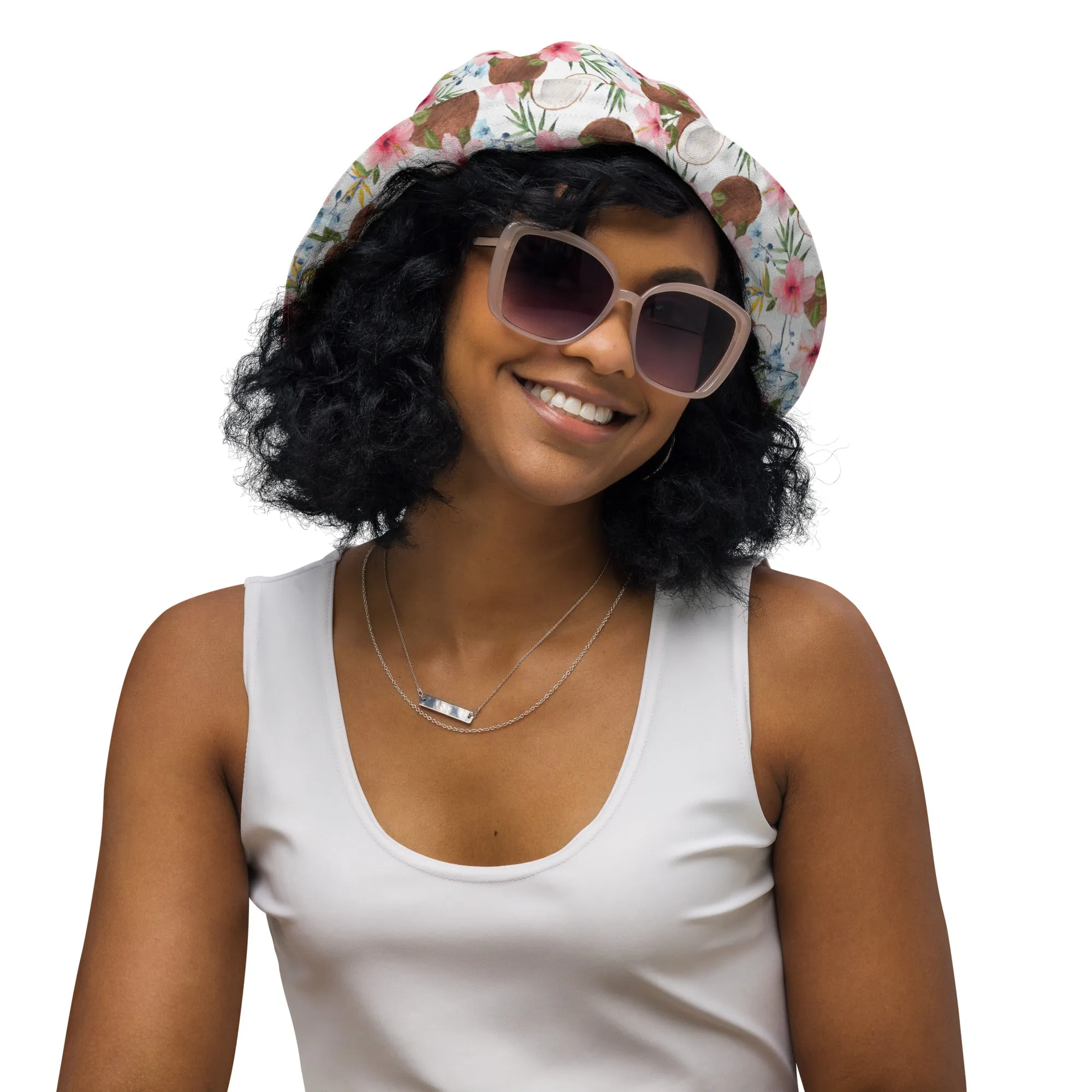 Coco Breeze Island Vibes with Our Coconut Bucket Hat, lioness-love