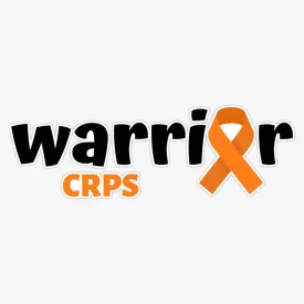 CRPS Warrior CRPS Awareness Sticker Vinyl Decal Car Laptop Wall Window Bumper Sticker 5"