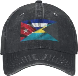Cuban Flag Salvadorean Flag Baseball Cap Golf Dad Hat Adjustable Original Classic Trucker Hat Men Women