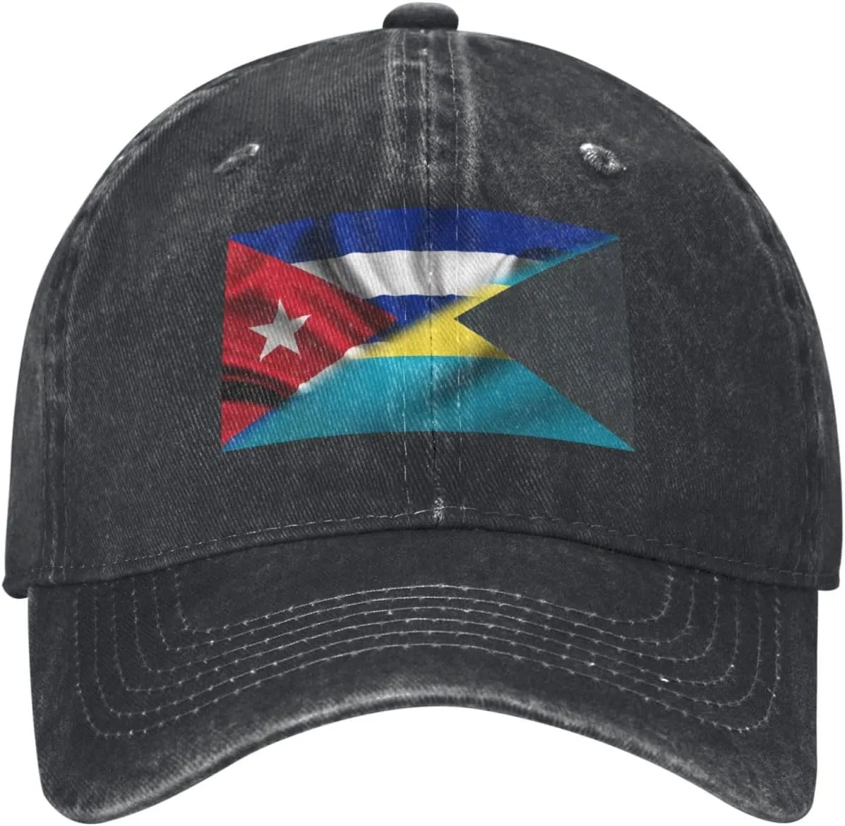 Cuban Flag Salvadorean Flag Baseball Cap Golf Dad Hat Adjustable Original Classic Trucker Hat Men Women