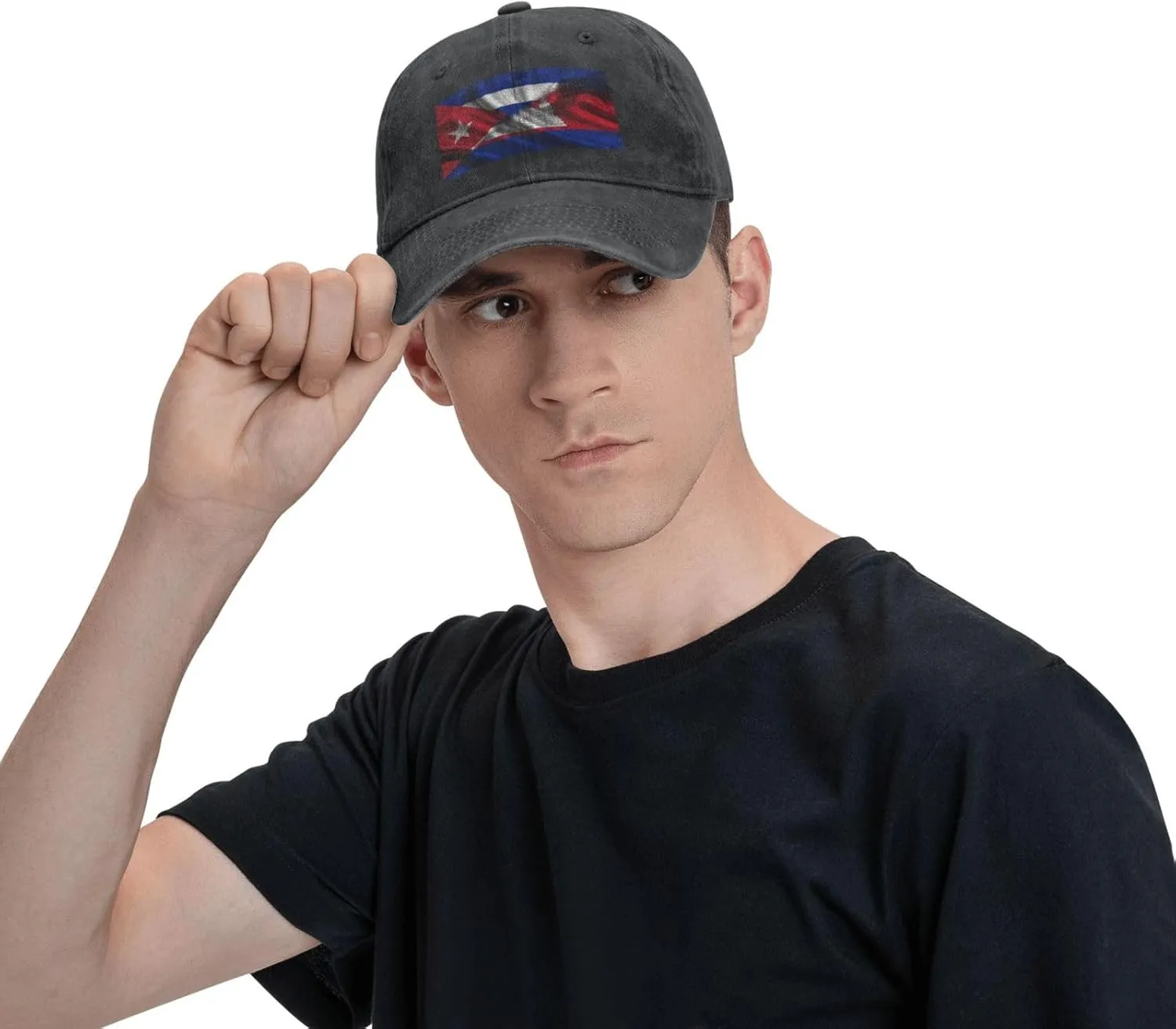 Cuban Flag Salvadorean Flag Baseball Cap Golf Dad Hat Adjustable Original Classic Trucker Hat Men Women