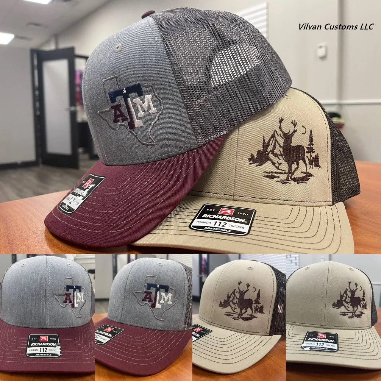 Custom Embroidery, 6502 YP Classics Unstructured Five-Panel Snapback Hats, Flat Bill