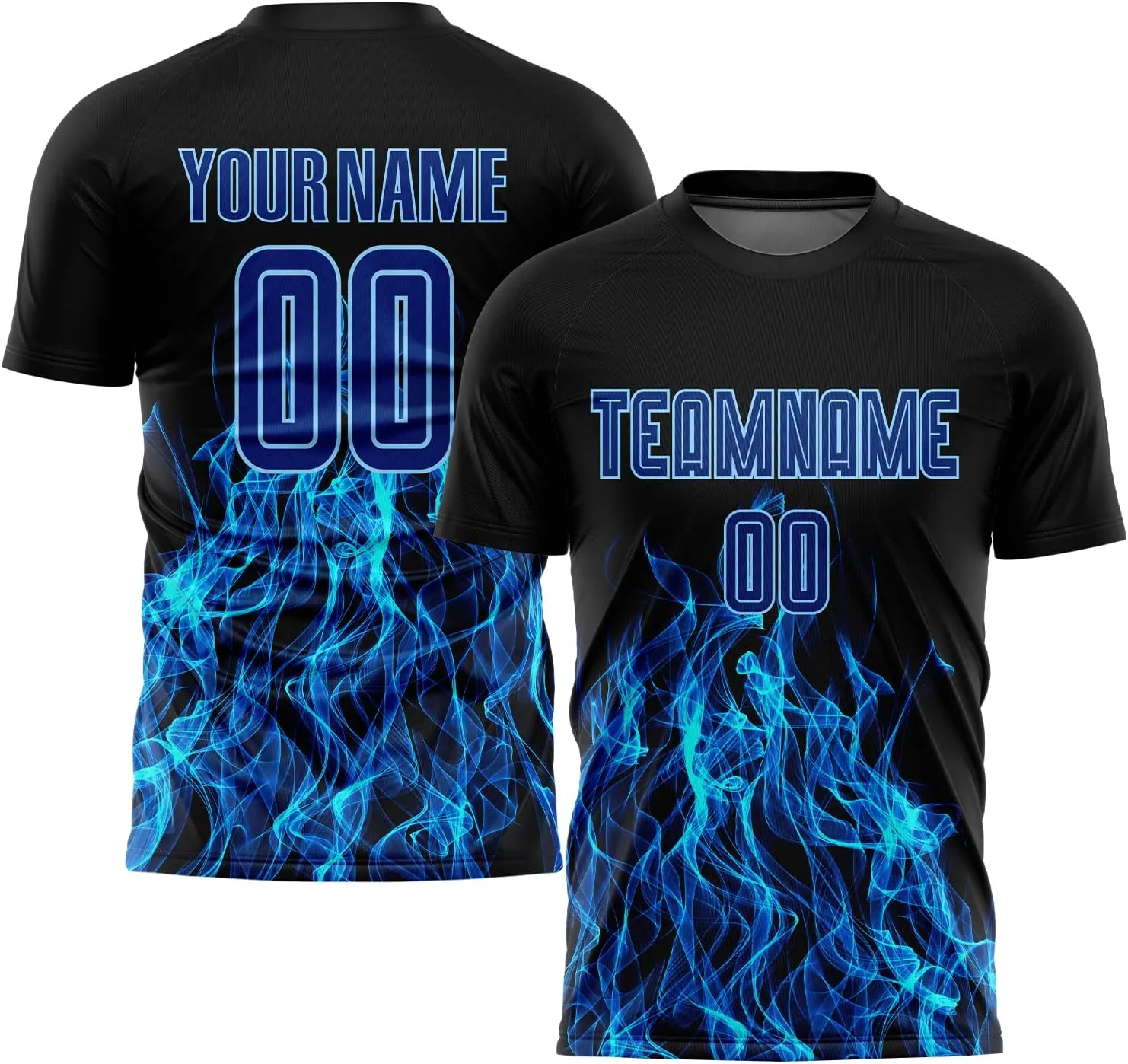 Custom Soccer Jerseys Personalized Soccer T Shirts & Shorts for Men Youth Women Boys, Printed Name Number Team Uniforms