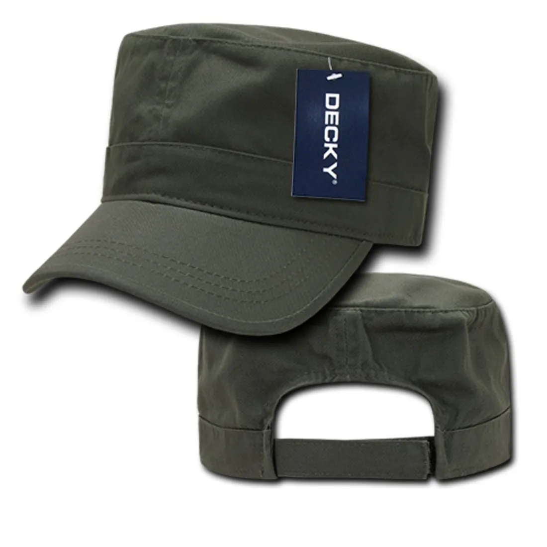 Decky GRM Washed Cotton GI Vintage Caps BDU Cadet Hats Military Patrol Army