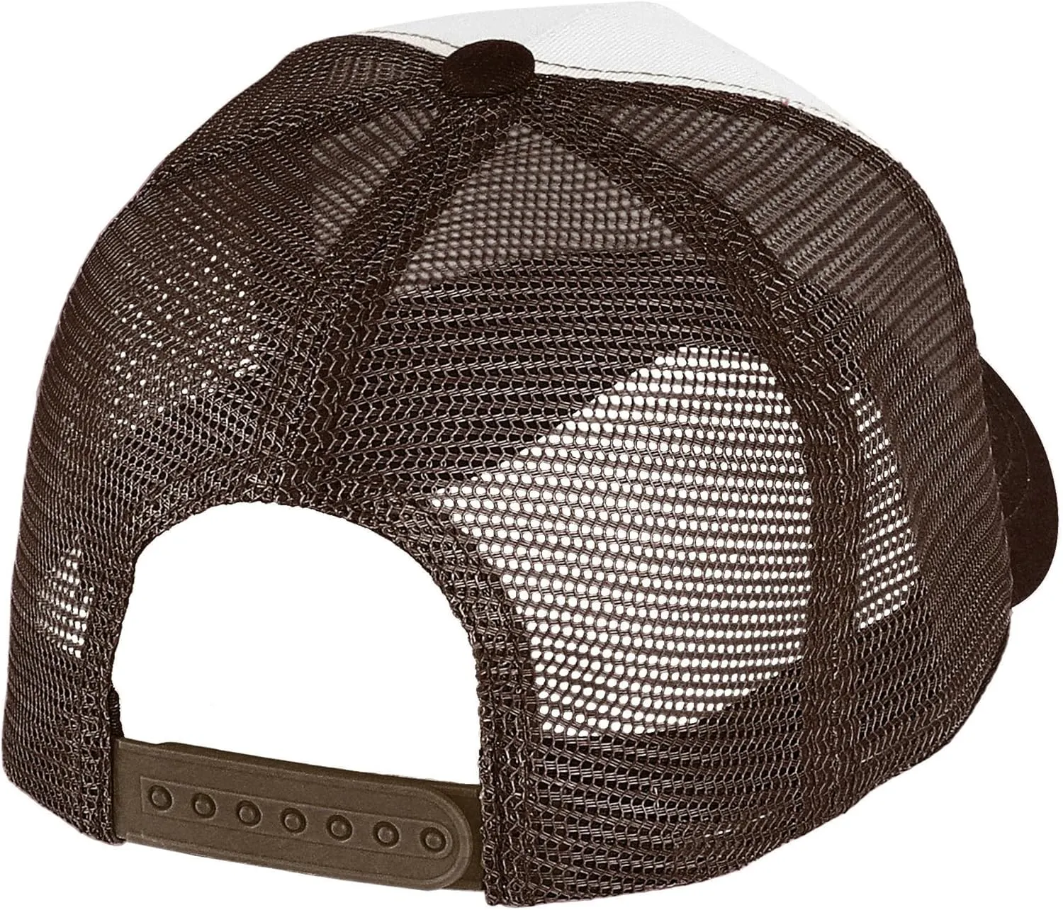 Falari 5-Panel Mesh Baseball Cap, Trucker Hat, Structured Plain Design, Cotton, Adjustable Size
