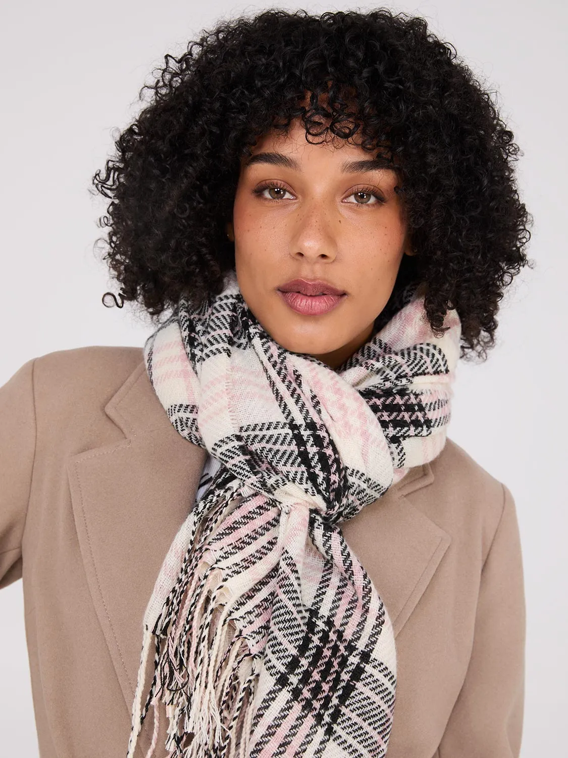 Grid Printed Scarf