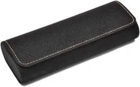 Hard Shell Eyeglass Case,PU Leather Glasses Protective Case for Men,Women