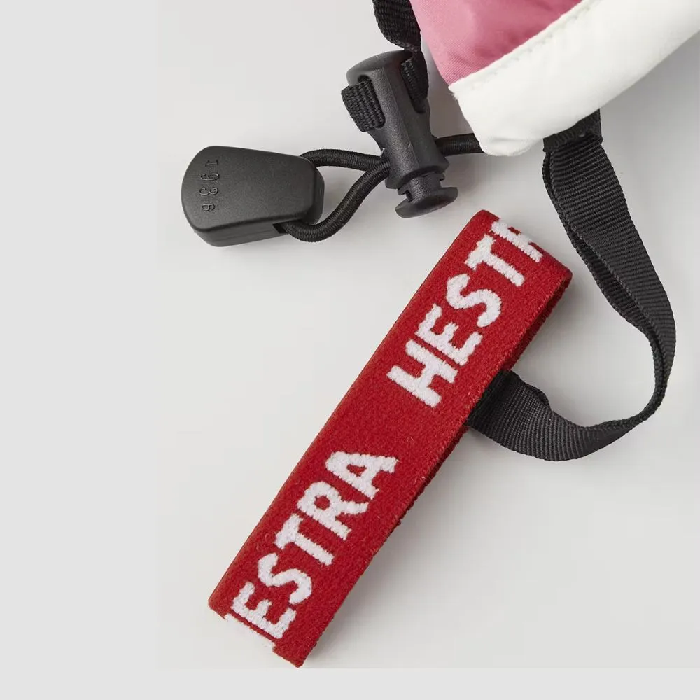 Hestra Gauntlet Czone Kids Ski Gloves - Fuchsia/Ivory (32530)