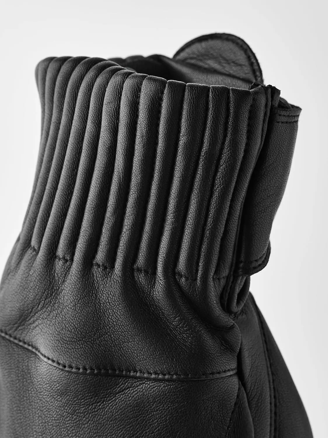 Hestra Unisex Idre Wool 5-Finger Leather Glove, Wool Insulated Alpine Skiing Winter Gloves for Men & Women