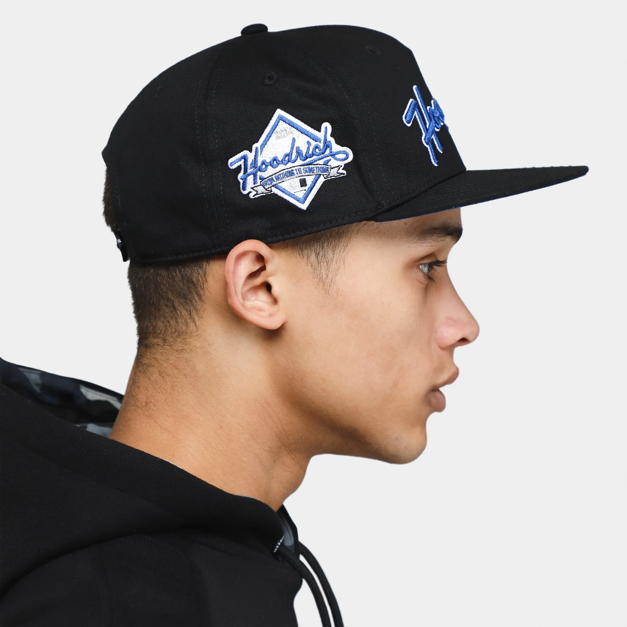 Hoodrich OG Stark 5 Panel Snapback Cap / Black