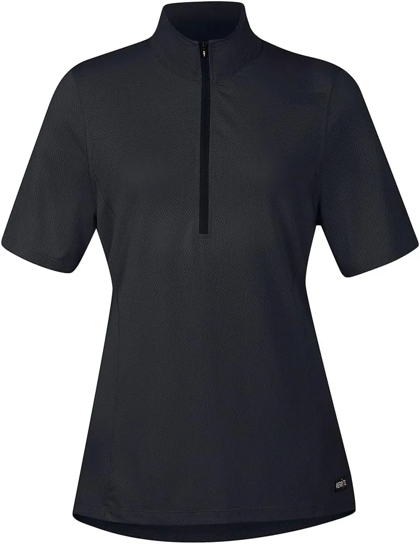 Kerrits Women's Ice Fil Lite Short Sleeve Shirt  Cooling Sun Protection Shirt for Horse Riding, Golf, Hiking