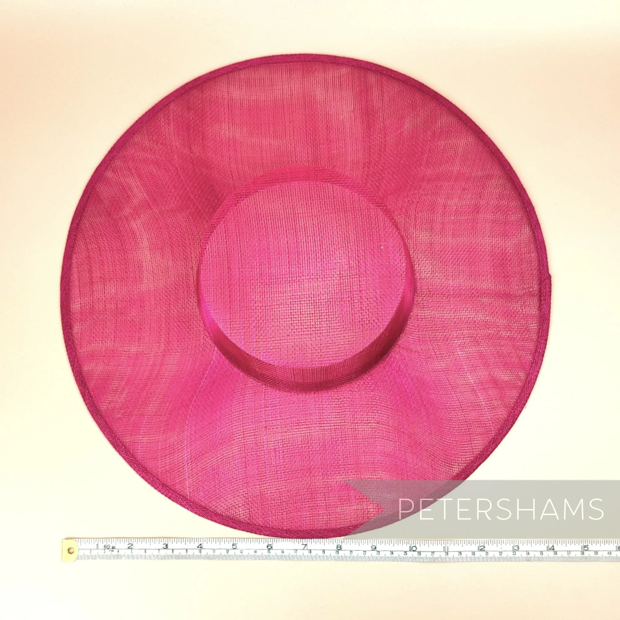 Large Brim Sinamay Boater Fascinator Hat Base