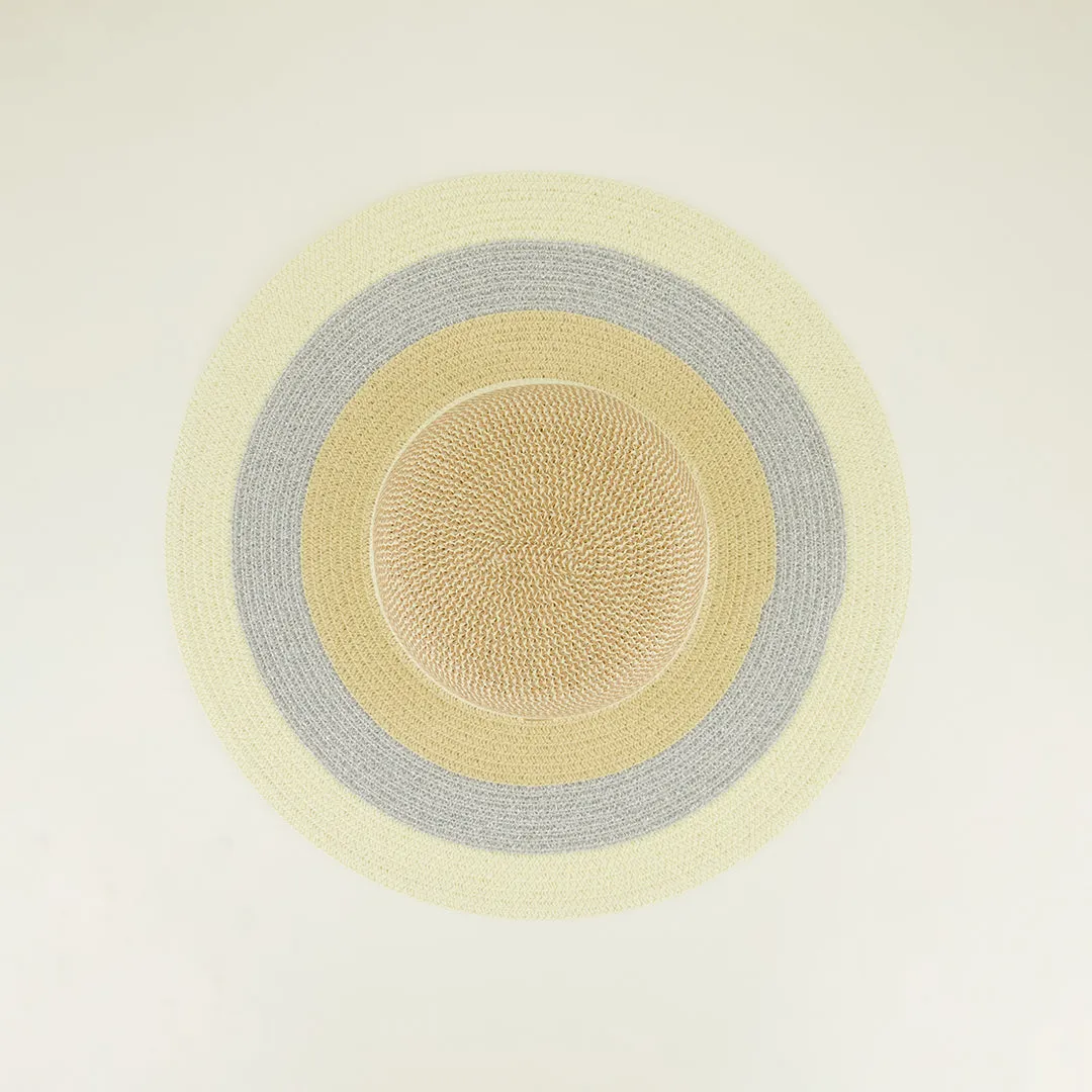 Large Weave Boater Sun Hat.