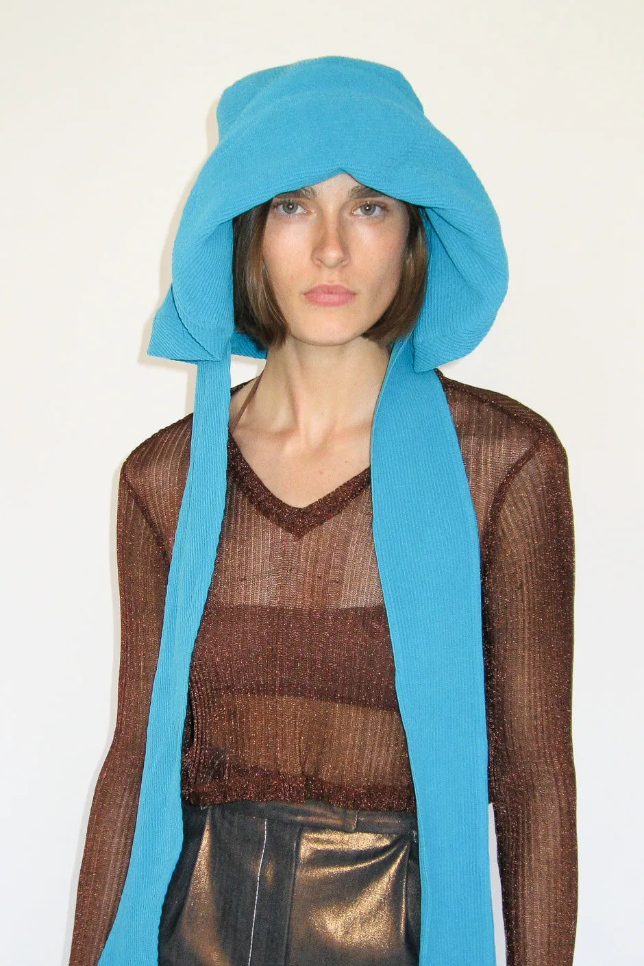 Mala Hat in Azure Waffle