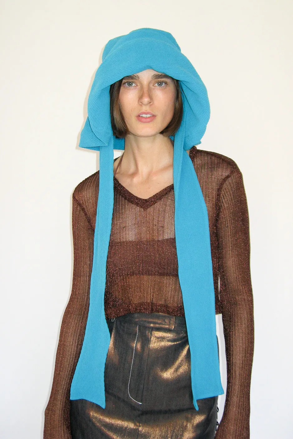 Mala Hat in Azure Waffle