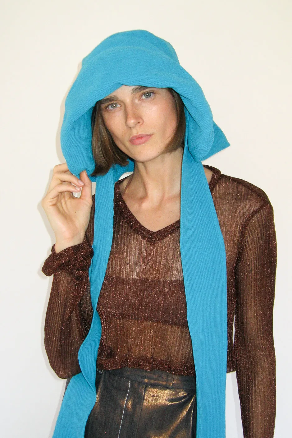 Mala Hat in Azure Waffle