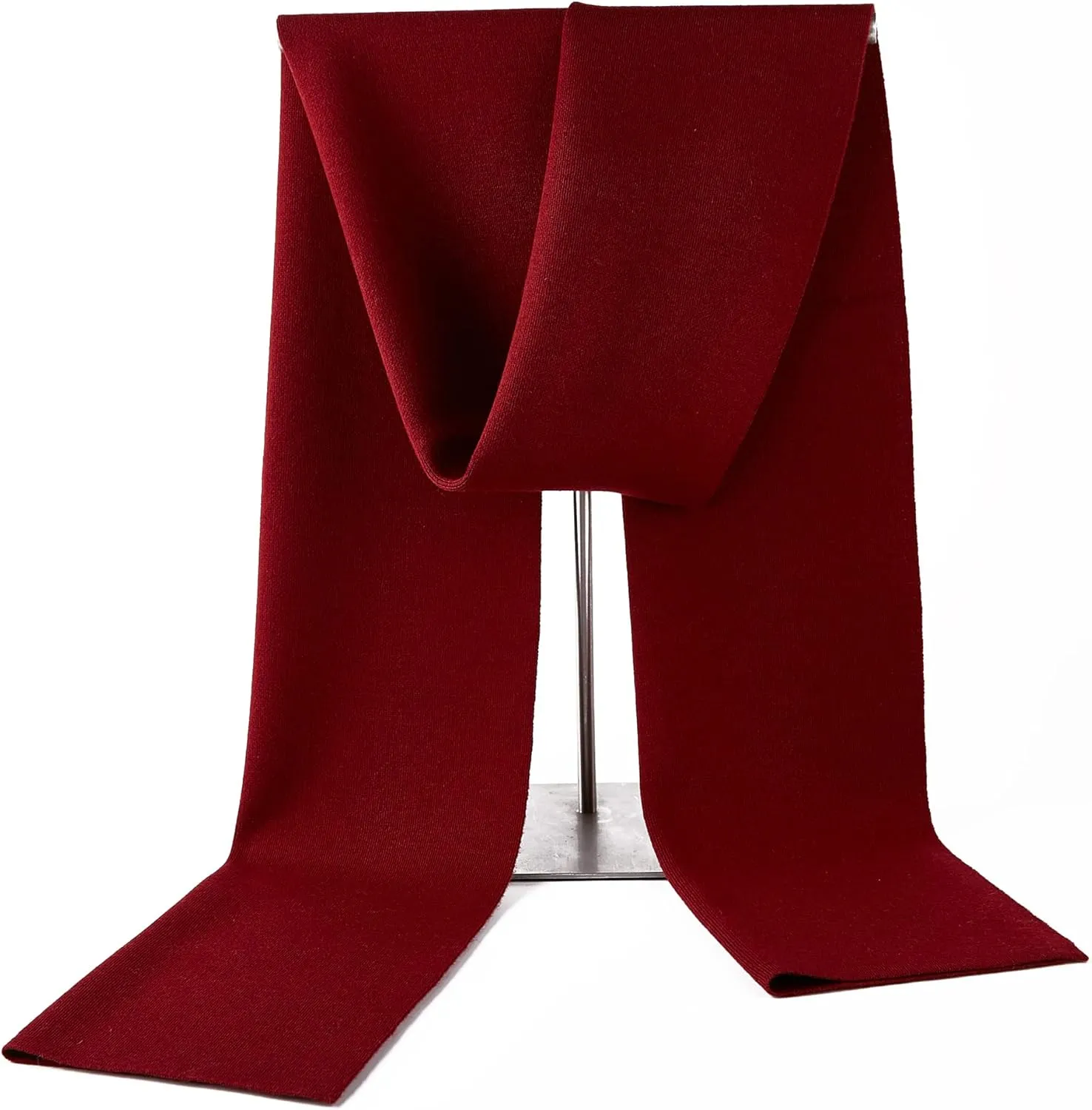 Mens Classic Winter Scarf Cashmere Winter Scarves Long Plain Fashion Formal Soft Scarf for Men