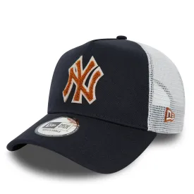 NEW ERA 9FORTY MLB BOUCLE NEW YORK YANKEES A-FRAME NAVY TRUCKER