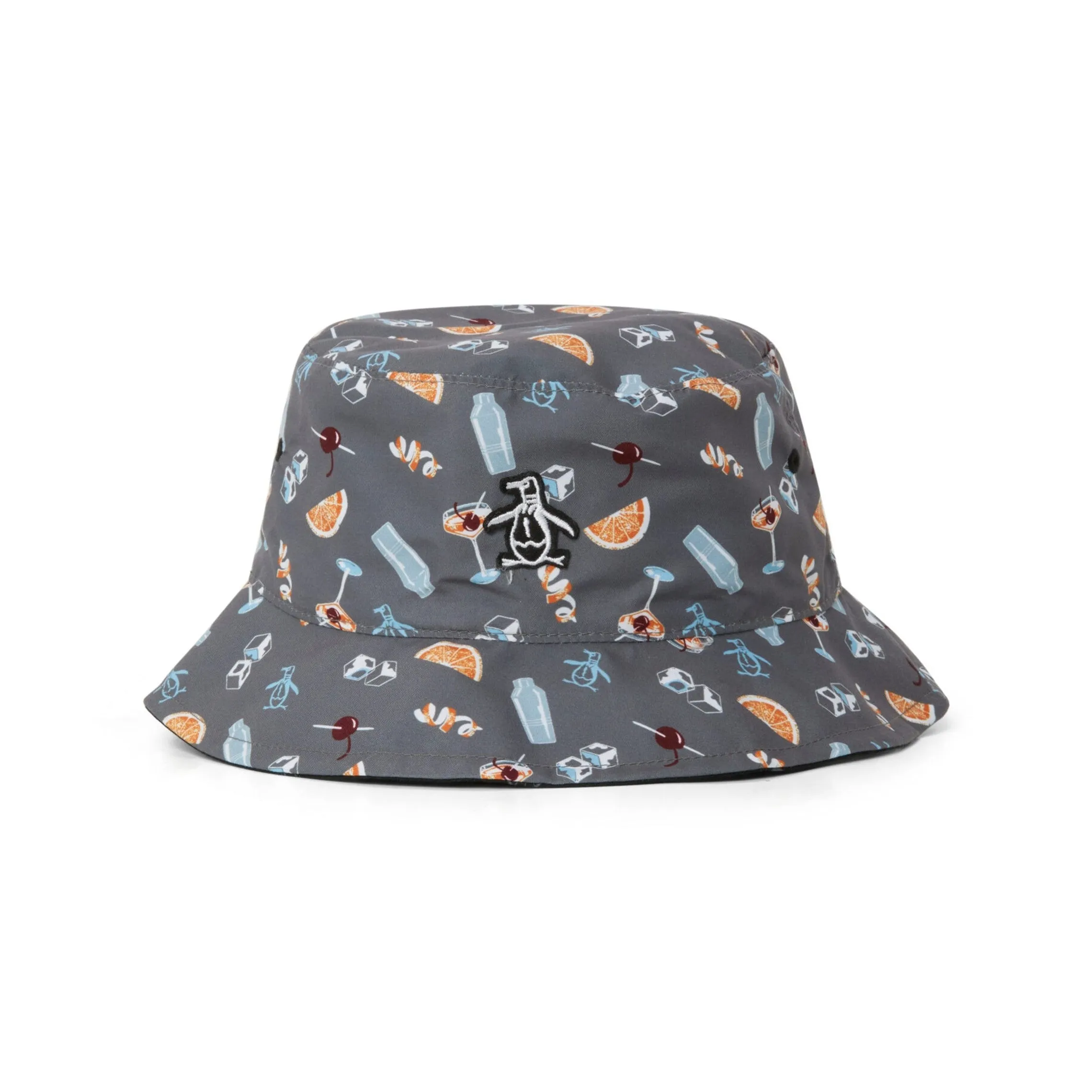 Original Penguin Golf Party Print Reversible Bucket Hat