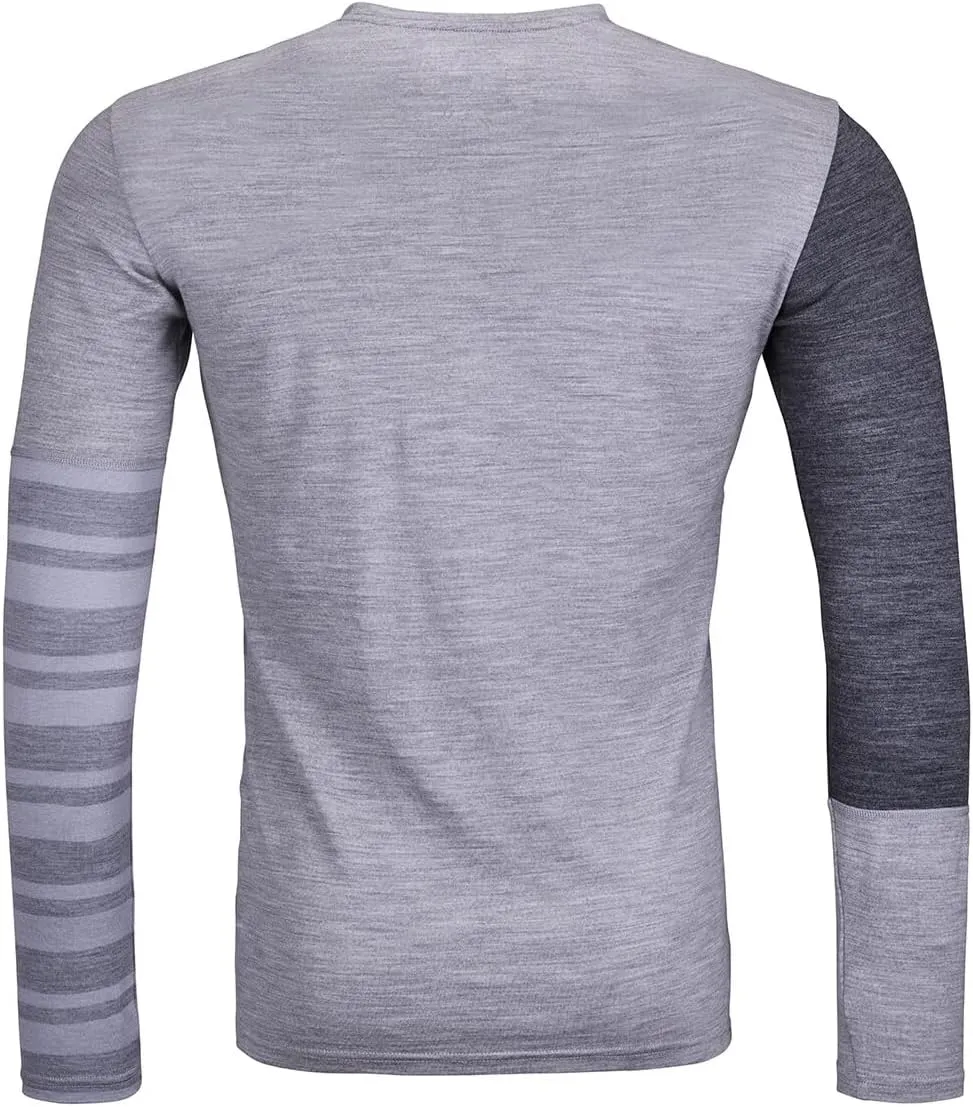 Ortovox Men's 185 Rock'n'Wool Long Sleeve Base Layer, Soft Breathable Merino Wool Base Shirt for Winter Touring & Skiing