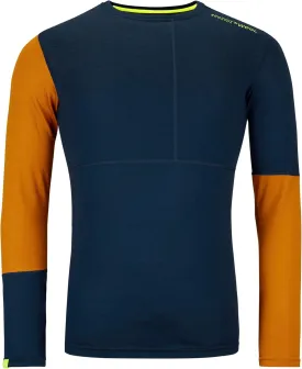 Ortovox Men's 185 Rock'n'Wool Long Sleeve Base Layer, Soft Breathable Merino Wool Base Shirt for Winter Touring & Skiing