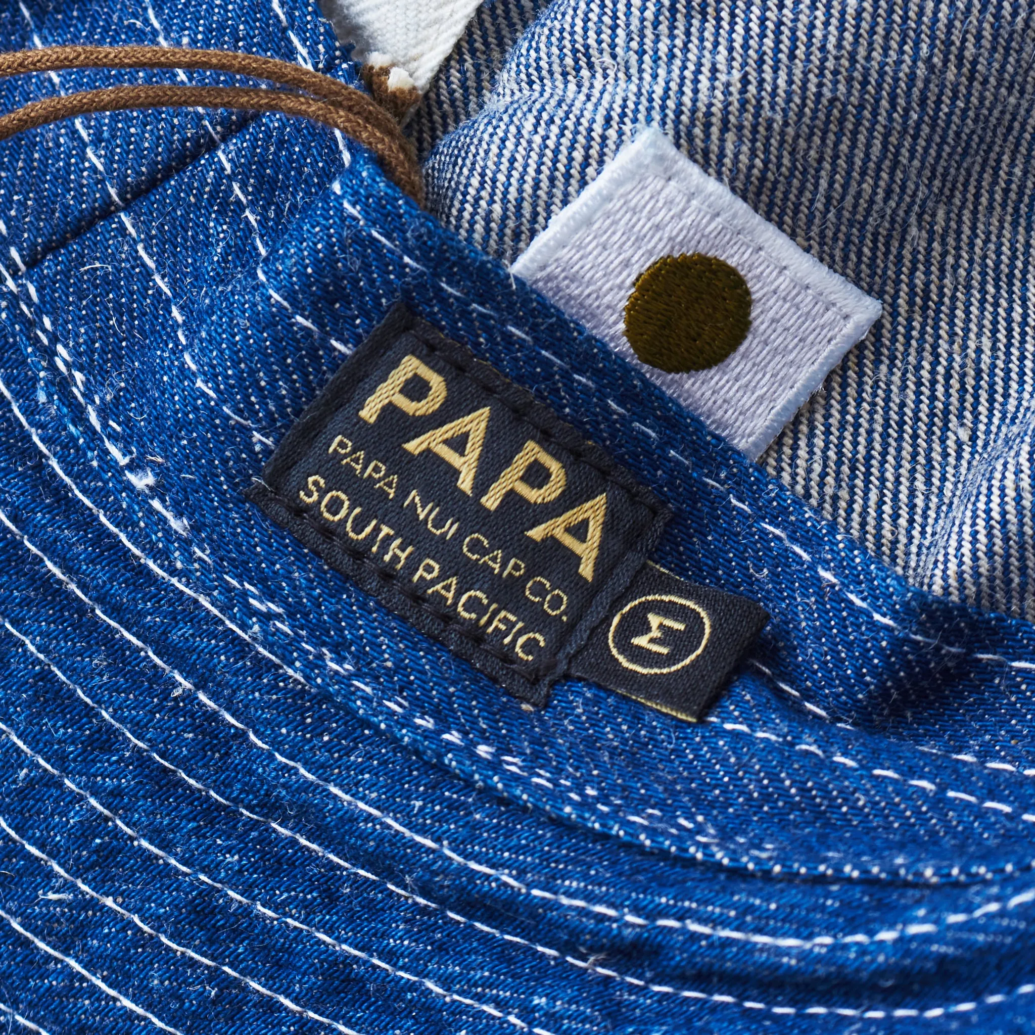 Papa Nui Cap Co. Army Denim Hat