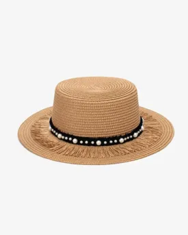Pearl Boater Hat