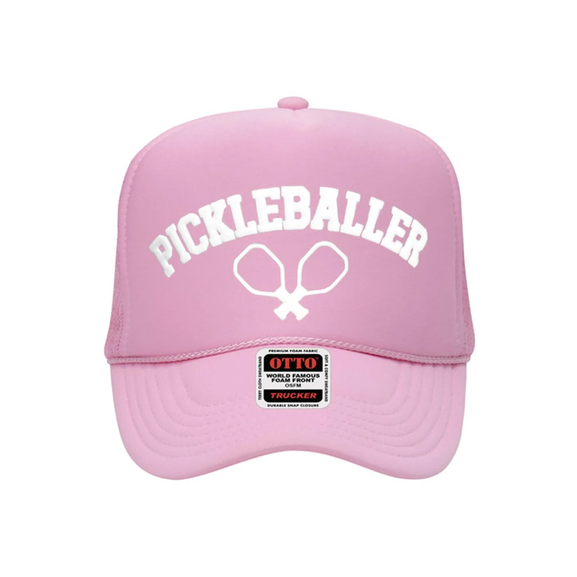 Pickleballer Trucker Unisex Adjustable Hat Pickleball Lover Gift for Her Pickleball Cap (PH1001)