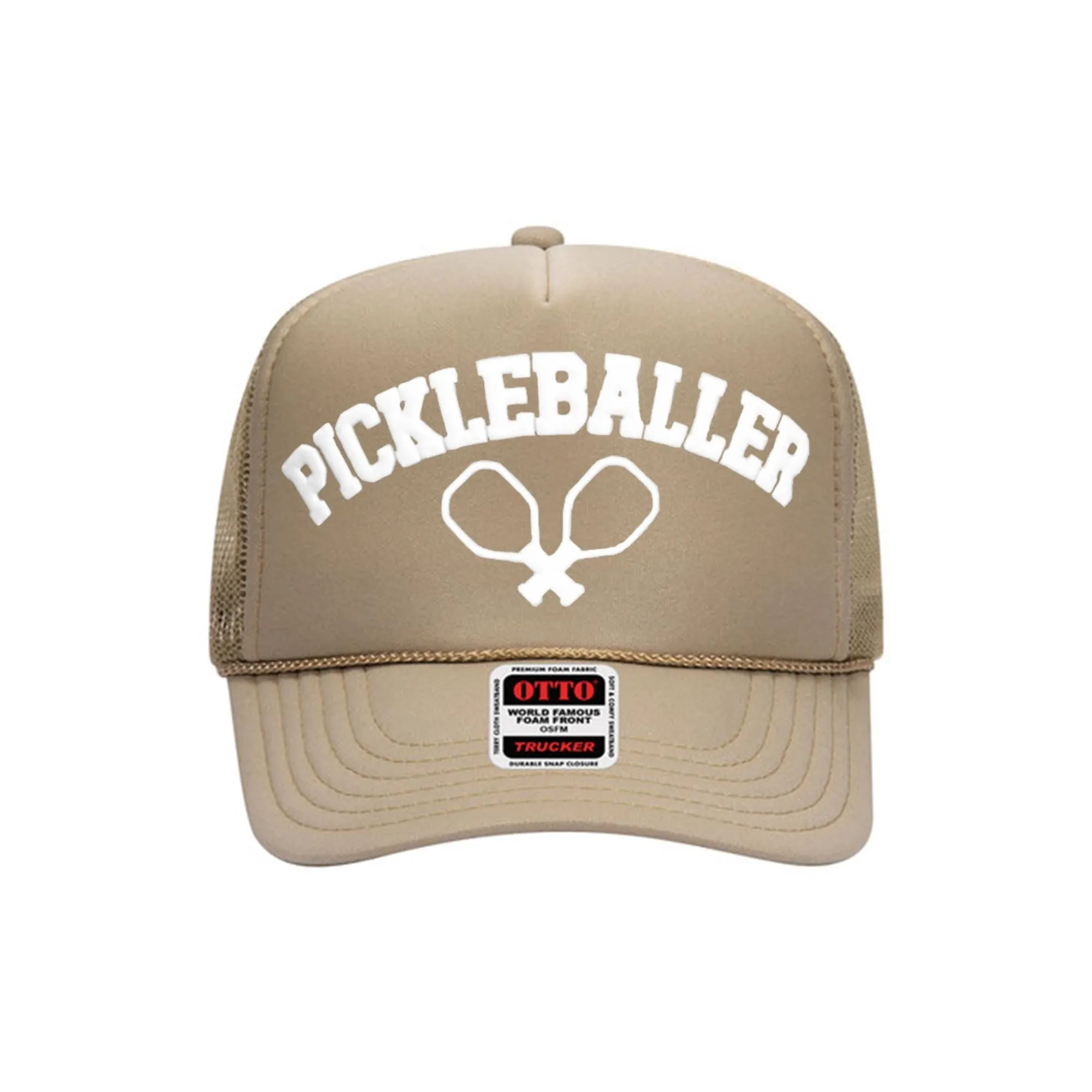 Pickleballer Trucker Unisex Adjustable Hat Pickleball Lover Gift for Her Pickleball Cap (PH1001)