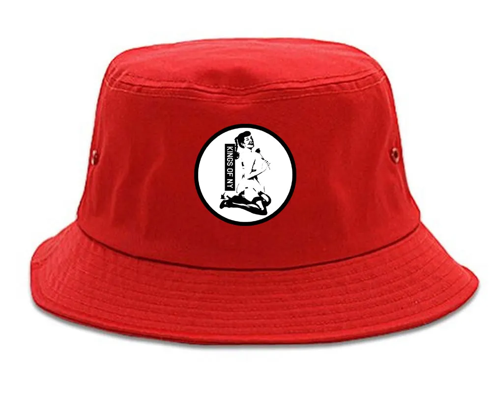 Pinup Girl Rose Bucket Hat