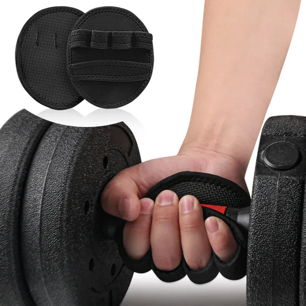 Powerlifting Gym Gloves Breathable Horizontal Bar Booster Gloves Weightlifting Leather Palm Guard Fitness Gloves for Men Women