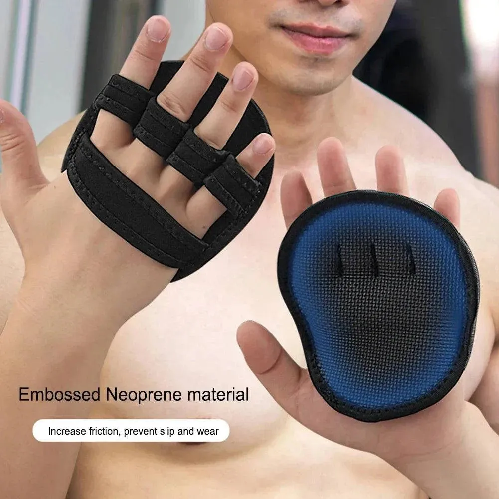 Powerlifting Gym Gloves Breathable Horizontal Bar Booster Gloves Weightlifting Leather Palm Guard Fitness Gloves for Men Women