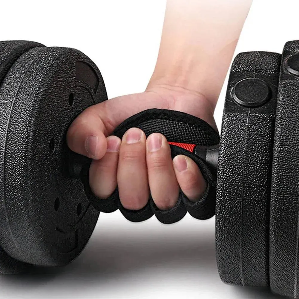 Powerlifting Gym Gloves Breathable Horizontal Bar Booster Gloves Weightlifting Leather Palm Guard Fitness Gloves for Men Women