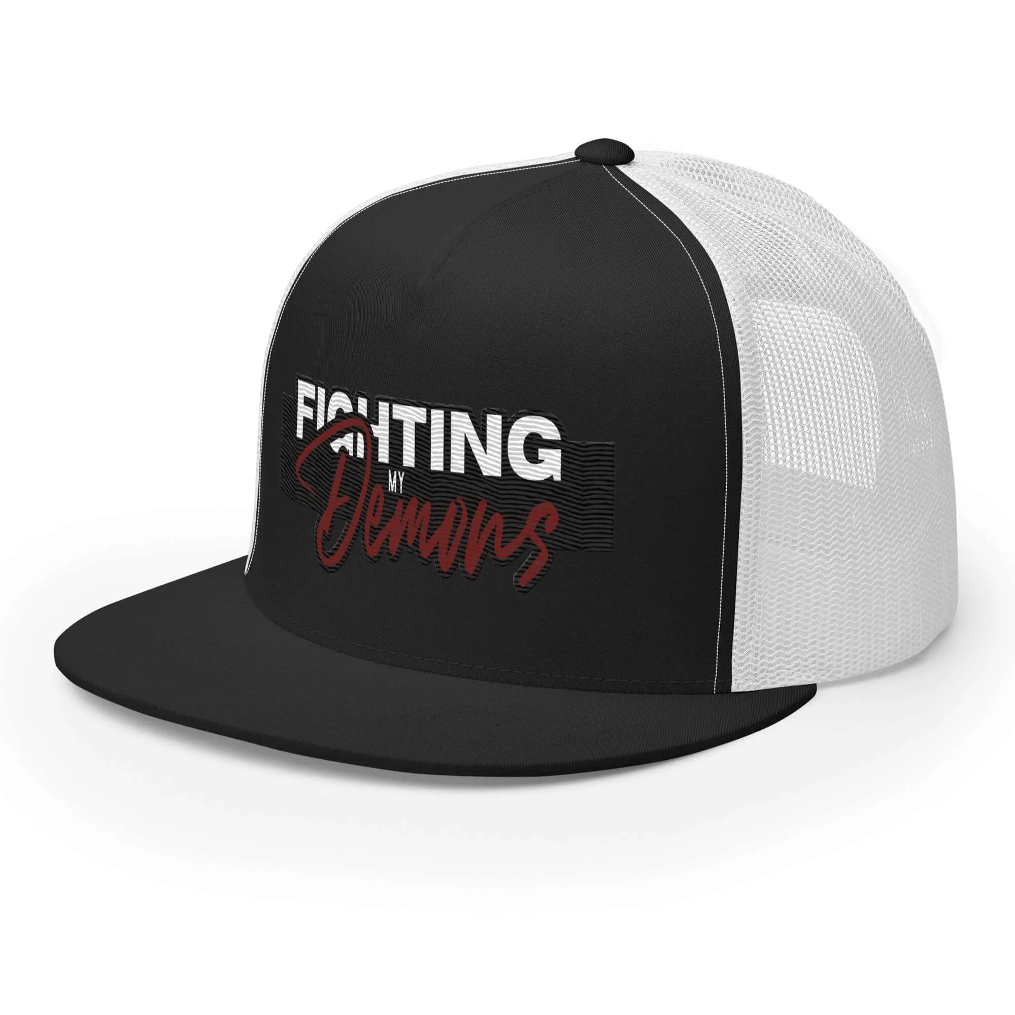 "Fighting My Demons" Snapback Trucker Cap (Color options available)