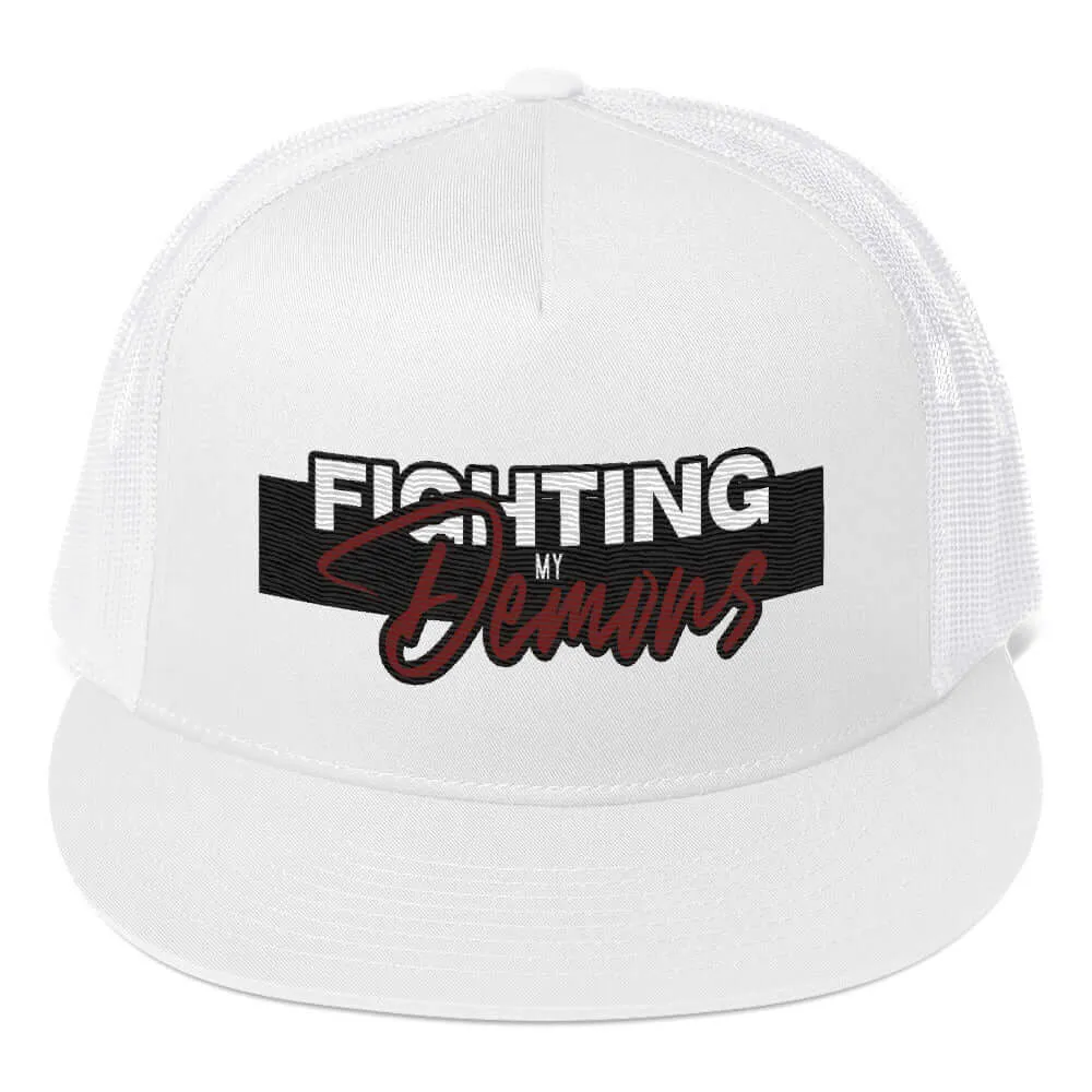 "Fighting My Demons" Snapback Trucker Cap (Color options available)